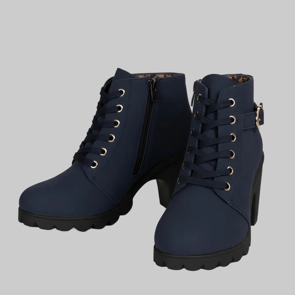 Fearless Power Step Lace-Up Booties