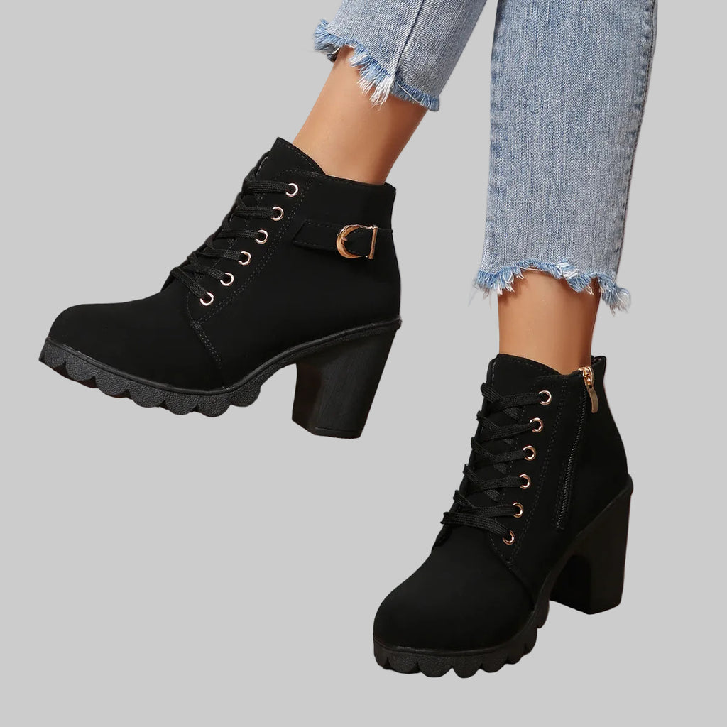 Fearless Power Step Lace-Up Booties