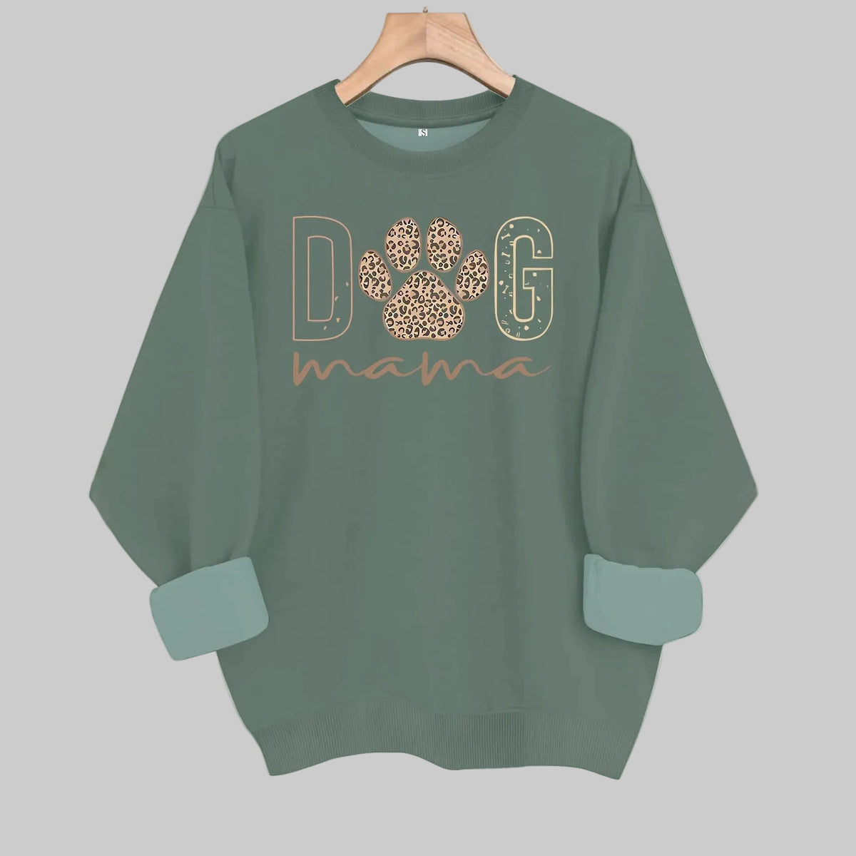 Fearless Dog Mama Paw Graphic Sweatshirt