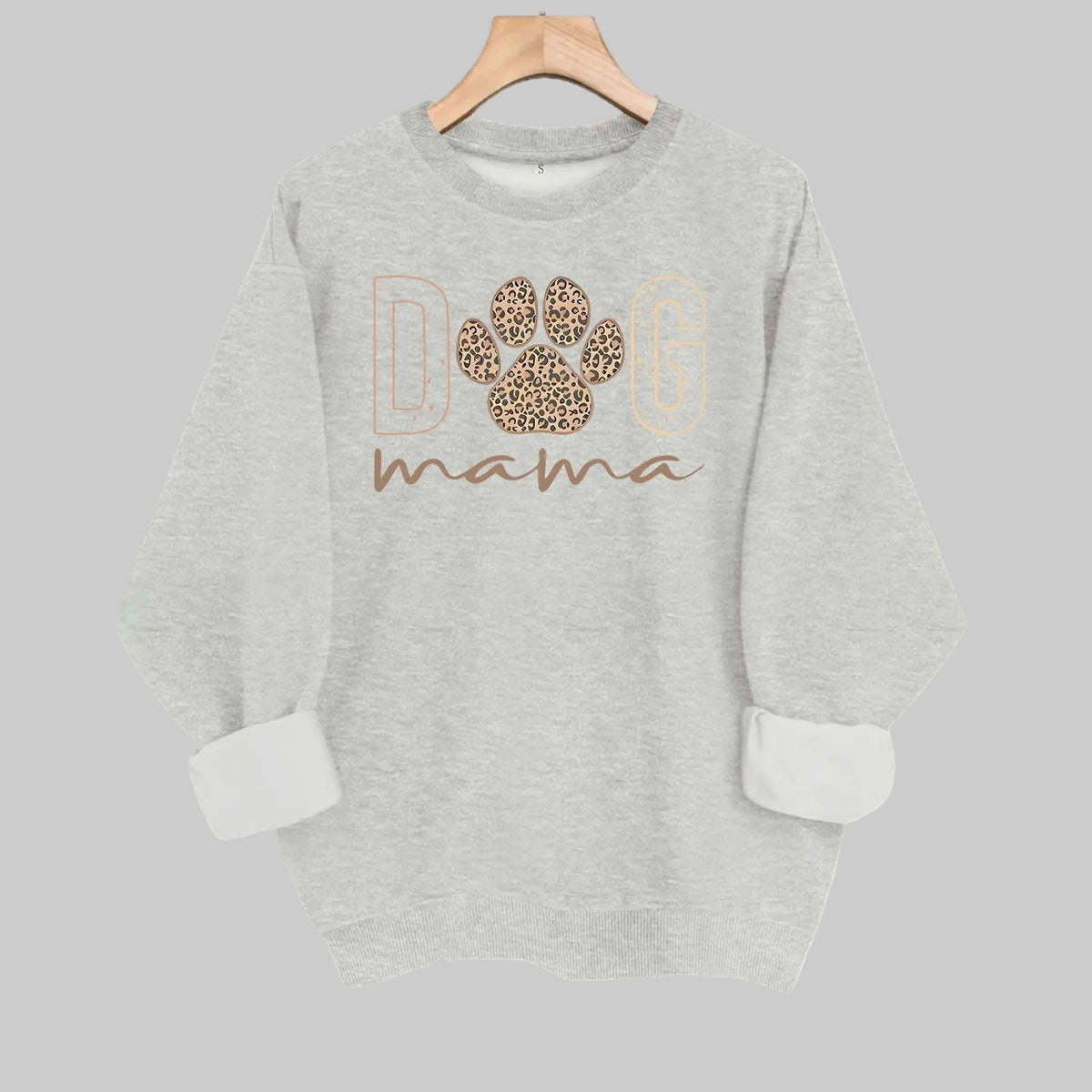 Fearless Dog Mama Paw Graphic Sweatshirt