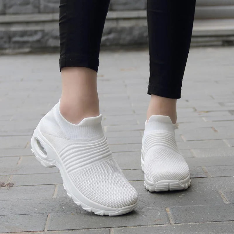 ShadowFlex Air‑Cushion Slip‑Ons