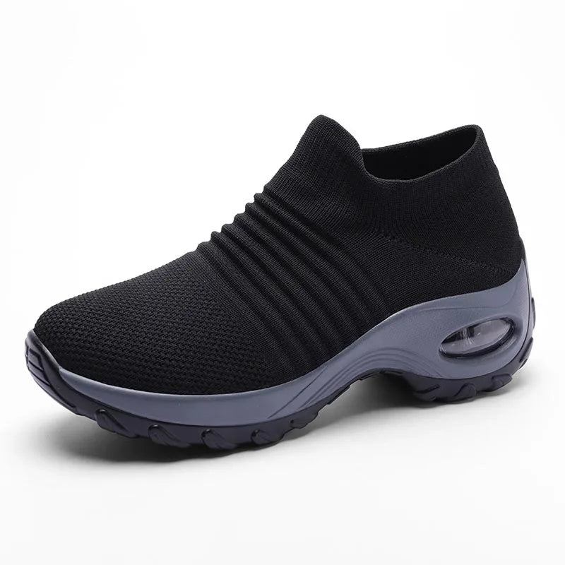 ShadowFlex Air‑Cushion Slip‑Ons