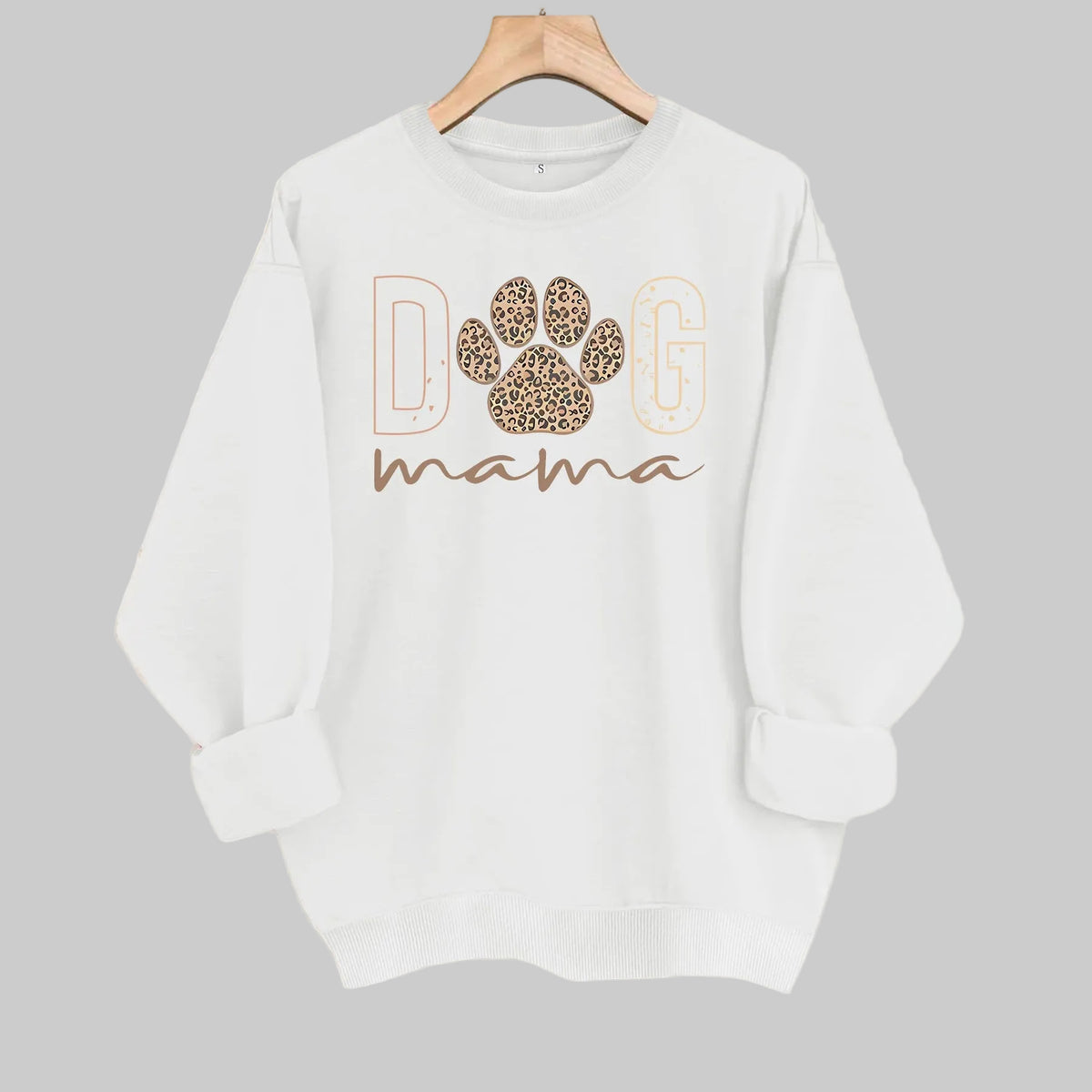 Fearless Dog Mama Paw Graphic Sweatshirt