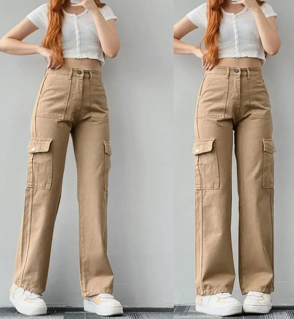 Fearless High‑Rise Utility Cargo Pants