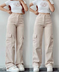 Fearless High‑Rise Utility Cargo Pants