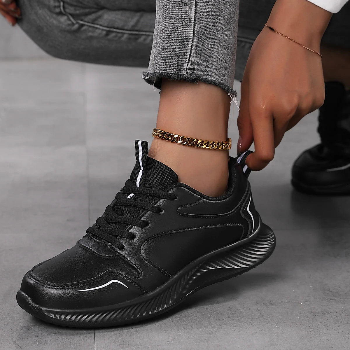 BlushStride Sculpt Sneaker