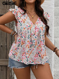Fearless Bloom Ruffle Blouse
