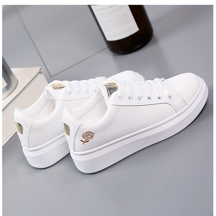 Golden Bloom Platform Sneaker