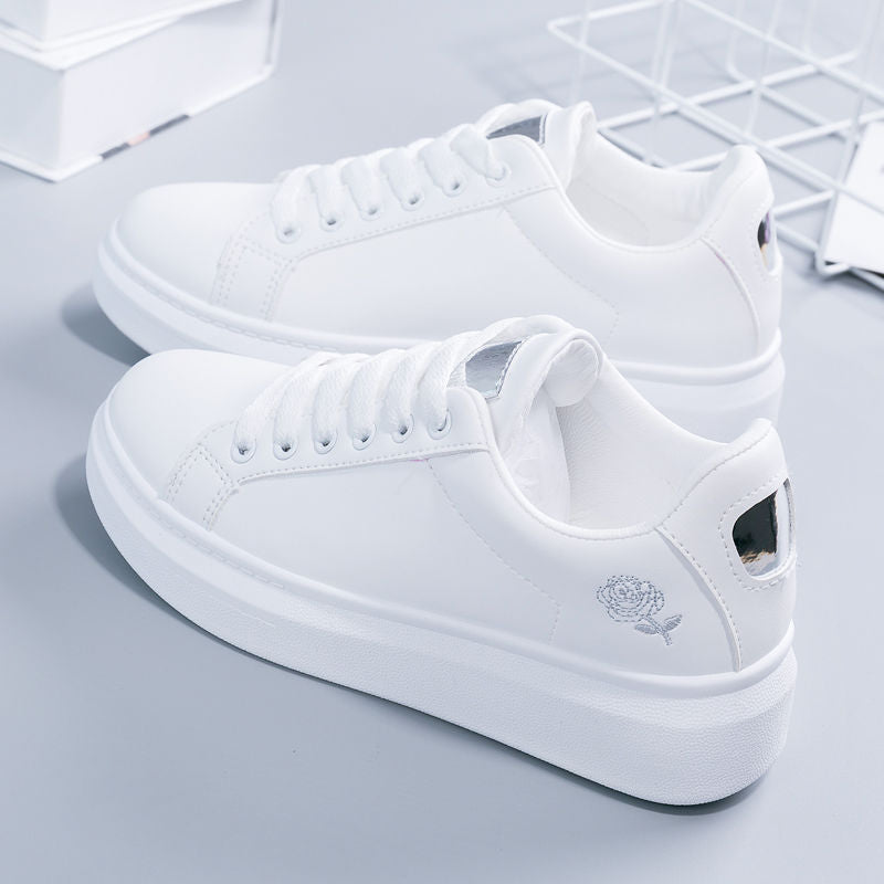 Golden Bloom Platform Sneaker