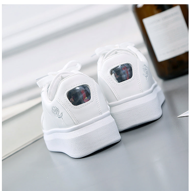 Golden Bloom Platform Sneaker