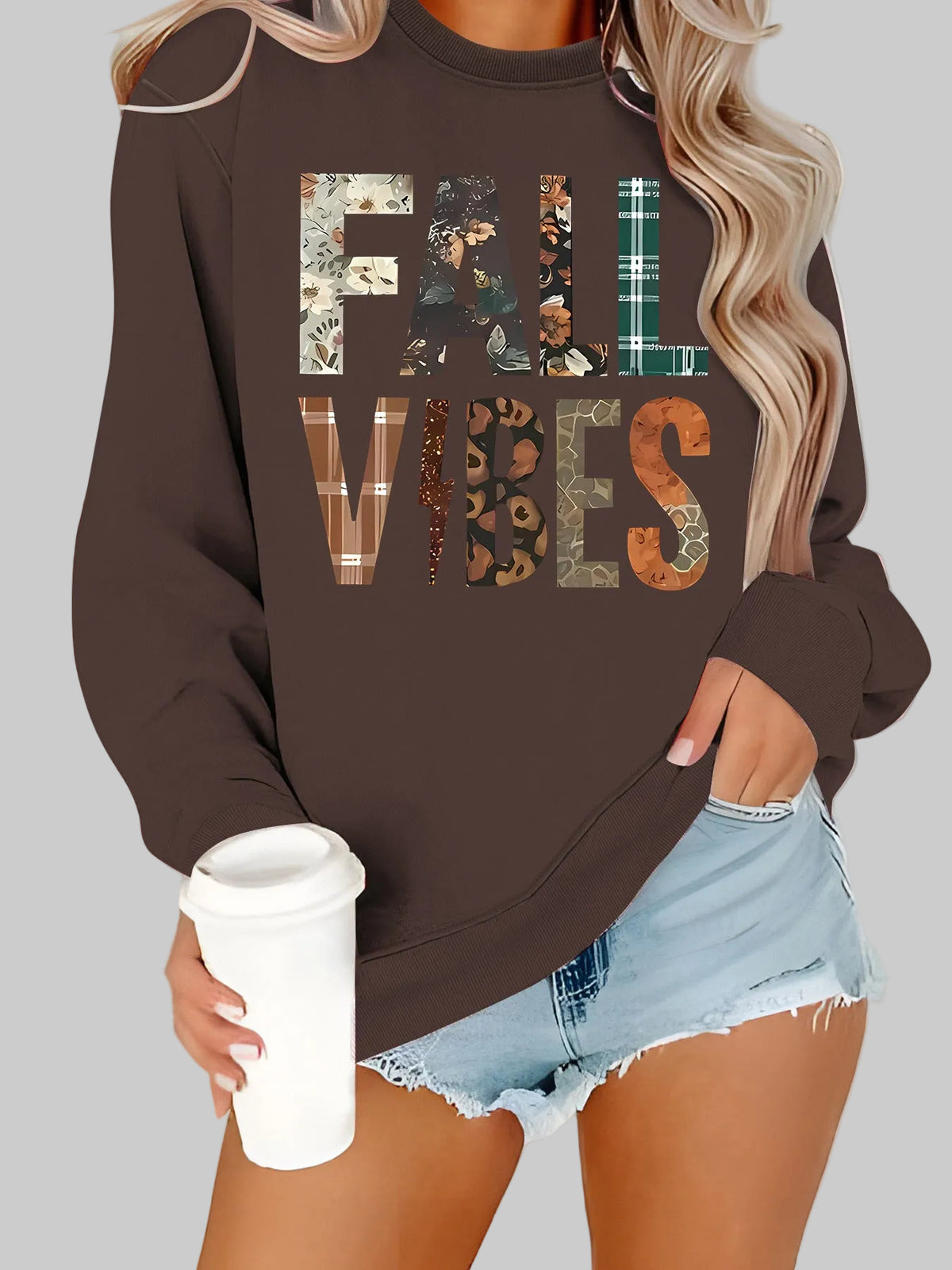 Fearless Fall Vibes Graphic Sweatshirt
