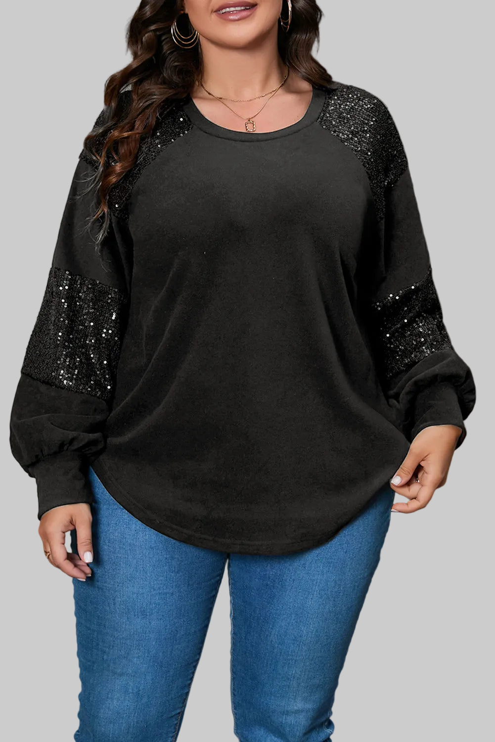 Fearless Midnight Spark Embellished Top