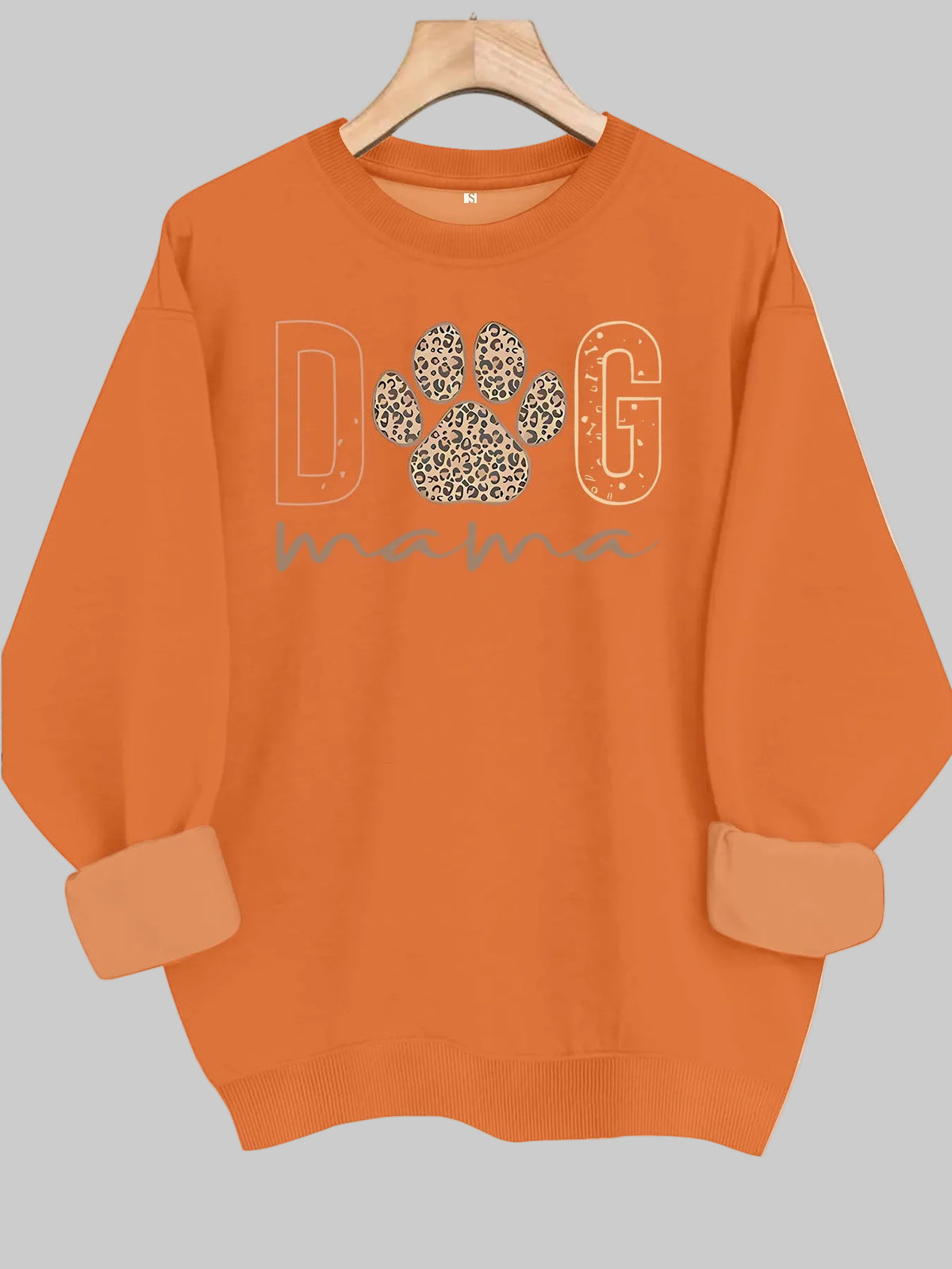 Fearless Dog Mama Paw Graphic Sweatshirt