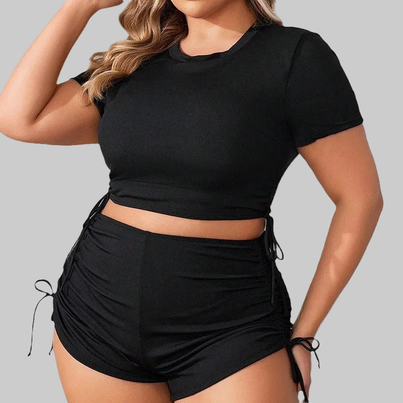 Fearless Tides Ruched Two-Piece Swimsuit