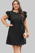 Fearless Ease Ruffle Sleeve Dress