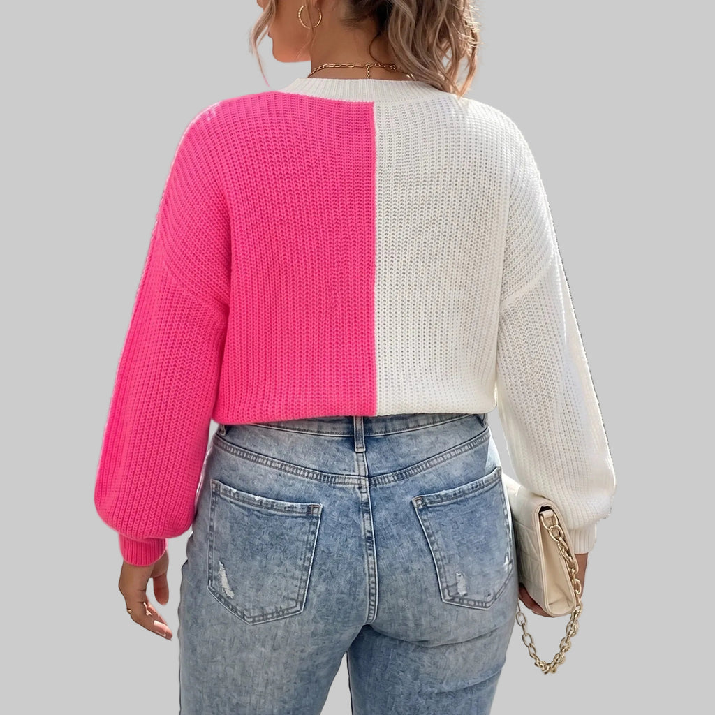 Fearless Wear Your Heart Colorblock Sweater