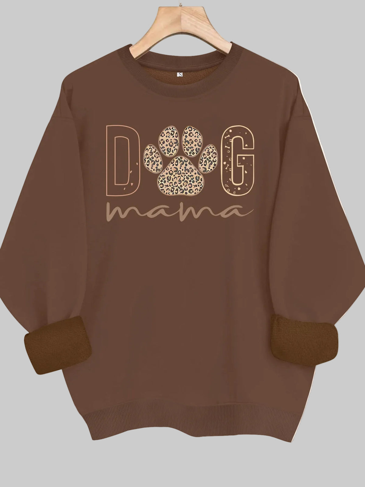Fearless Dog Mama Paw Graphic Sweatshirt