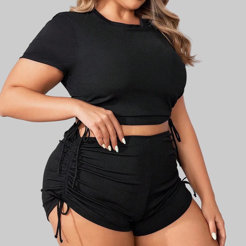 Fearless Tides Ruched Two-Piece Swimsuit