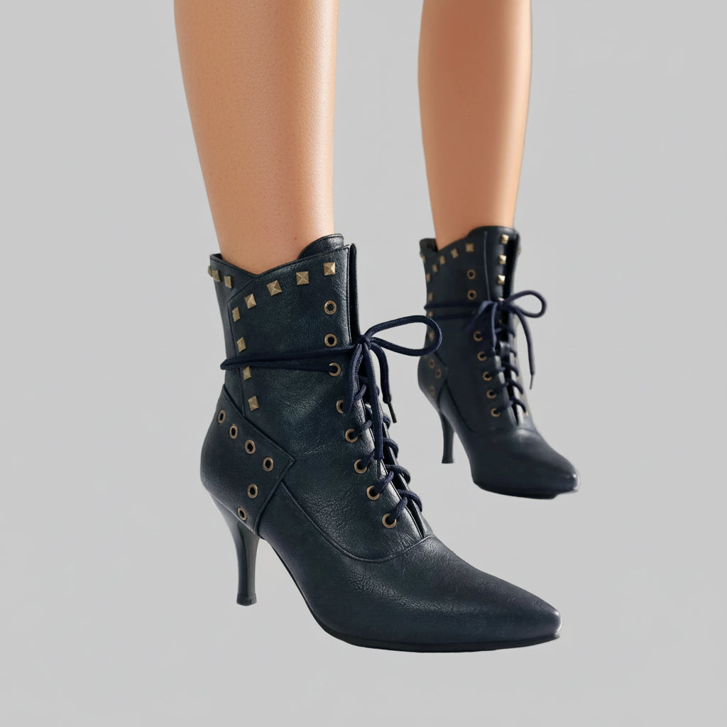 Fearless Rebel Luxe Studded Booties