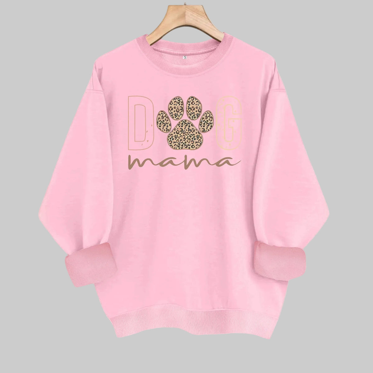 Fearless Dog Mama Paw Graphic Sweatshirt