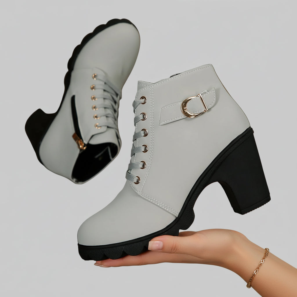 Fearless Power Step Lace-Up Booties
