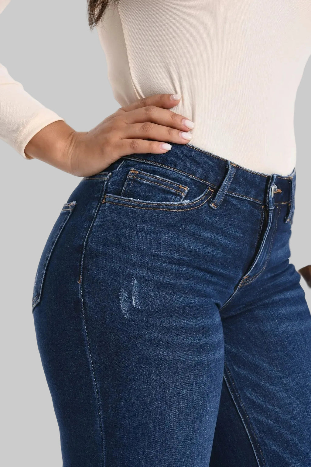 Fearless Sculpt High‑Rise Denim