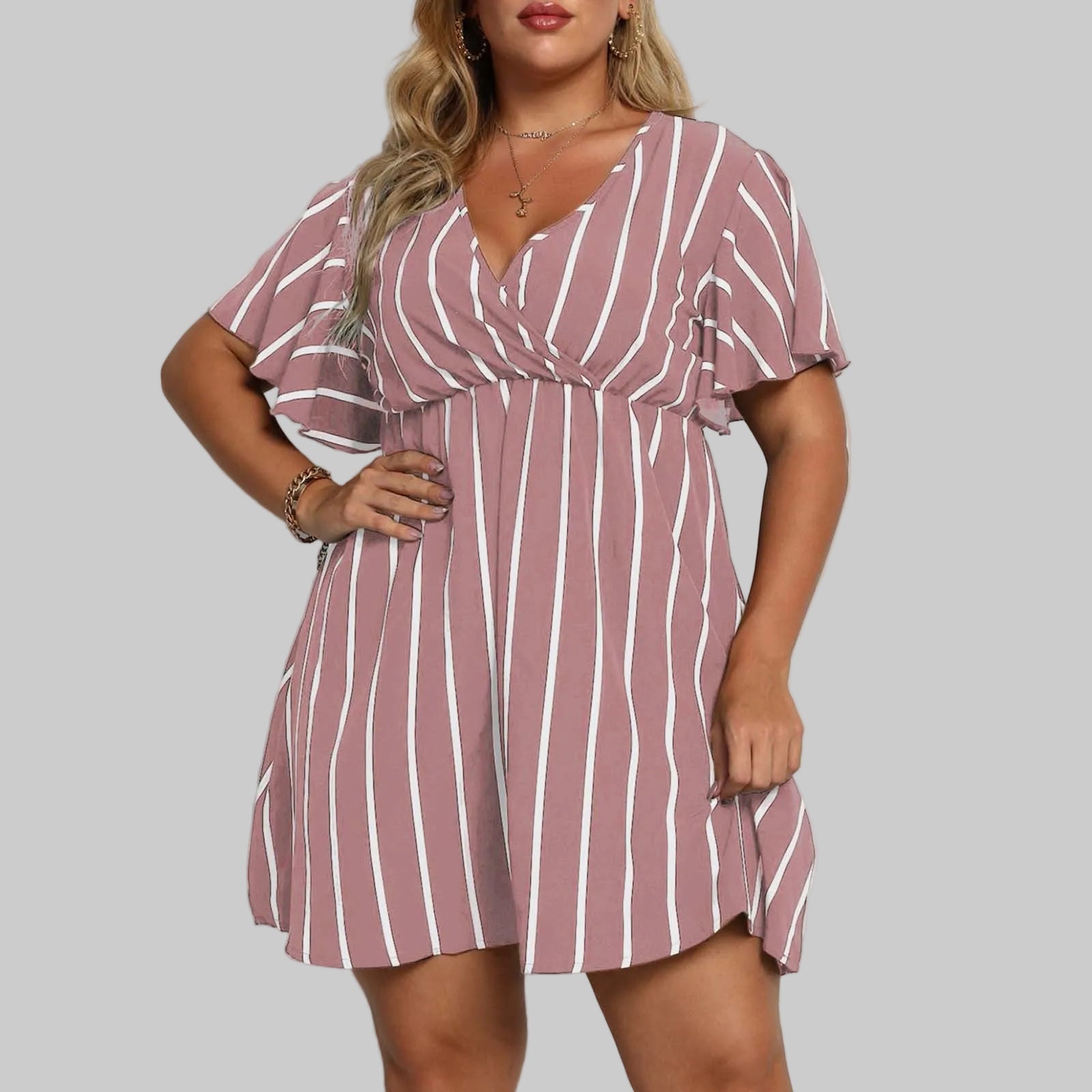 Stripe & Flow Dress