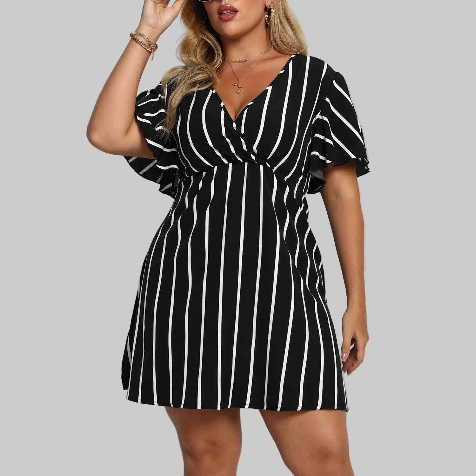 Stripe & Flow Dress