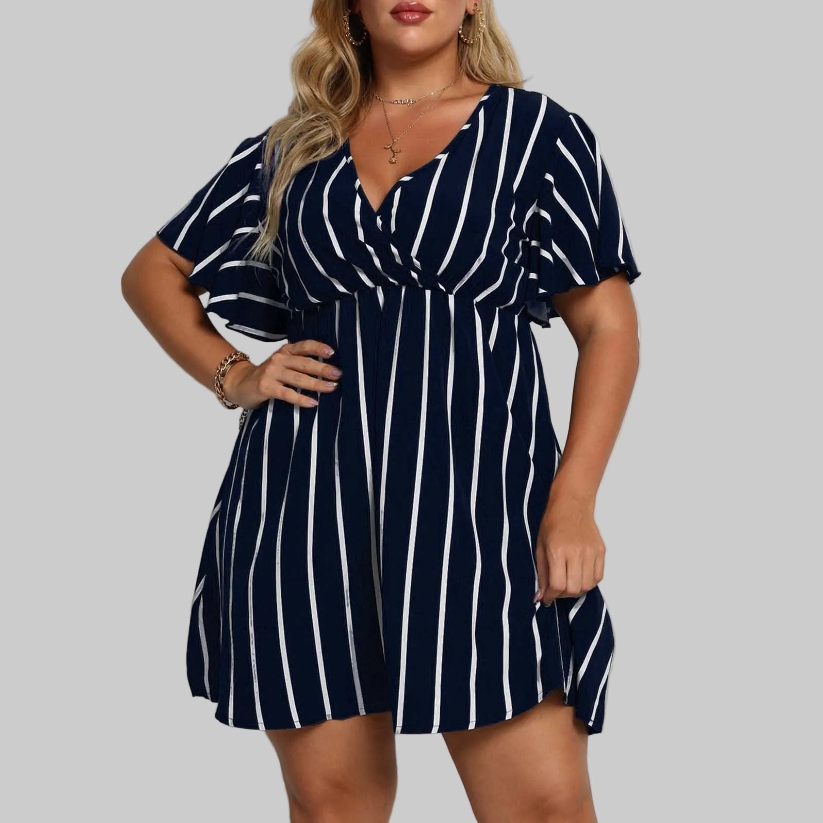 Stripe & Flow Dress