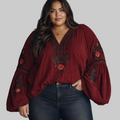 Fearless Bloom Embroidered Blouse