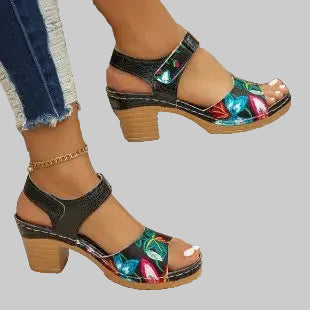 Garden Walk Block Heel