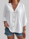 Breezy Button‑Front Summer Top