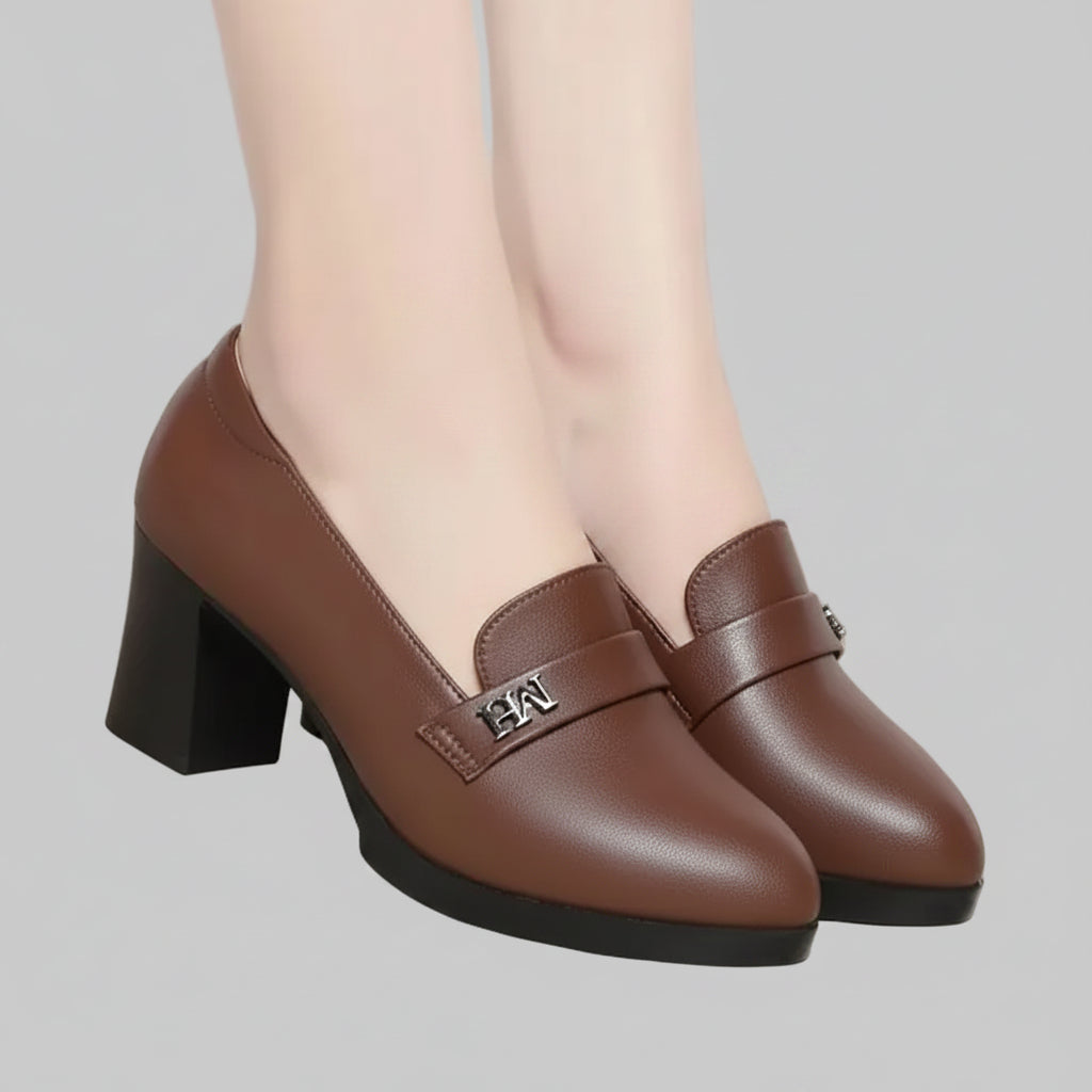 PowerStride Block Heel