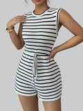 Striped Confidence Knit Romper