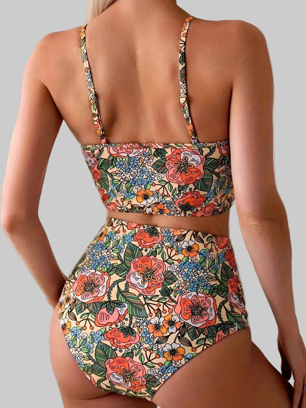 Tropical Bloom Two‑Piece Set