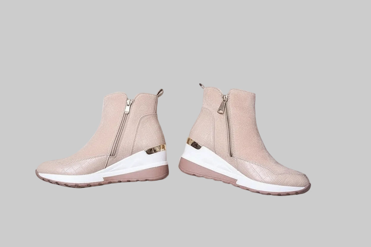 Luxe Wedge Ankle Boots
