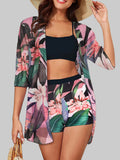Fearless “Island Bloom” Kimono Set