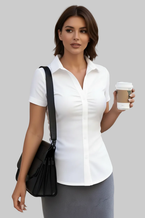 Command Collar Tailored Button‑Up