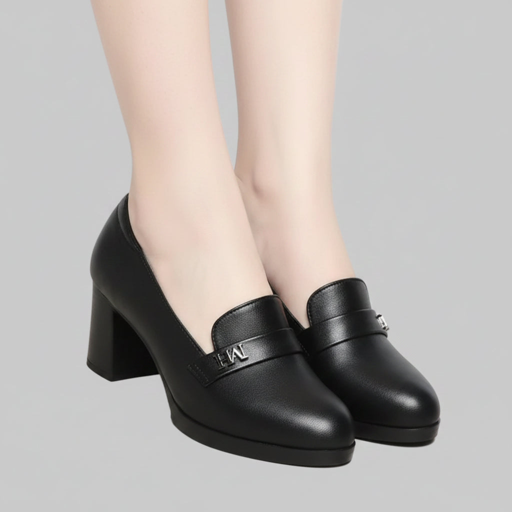 PowerStride Block Heel