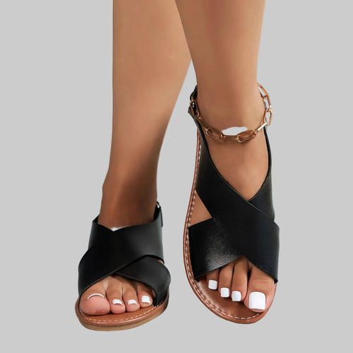 CoastalCross Leather Sandal