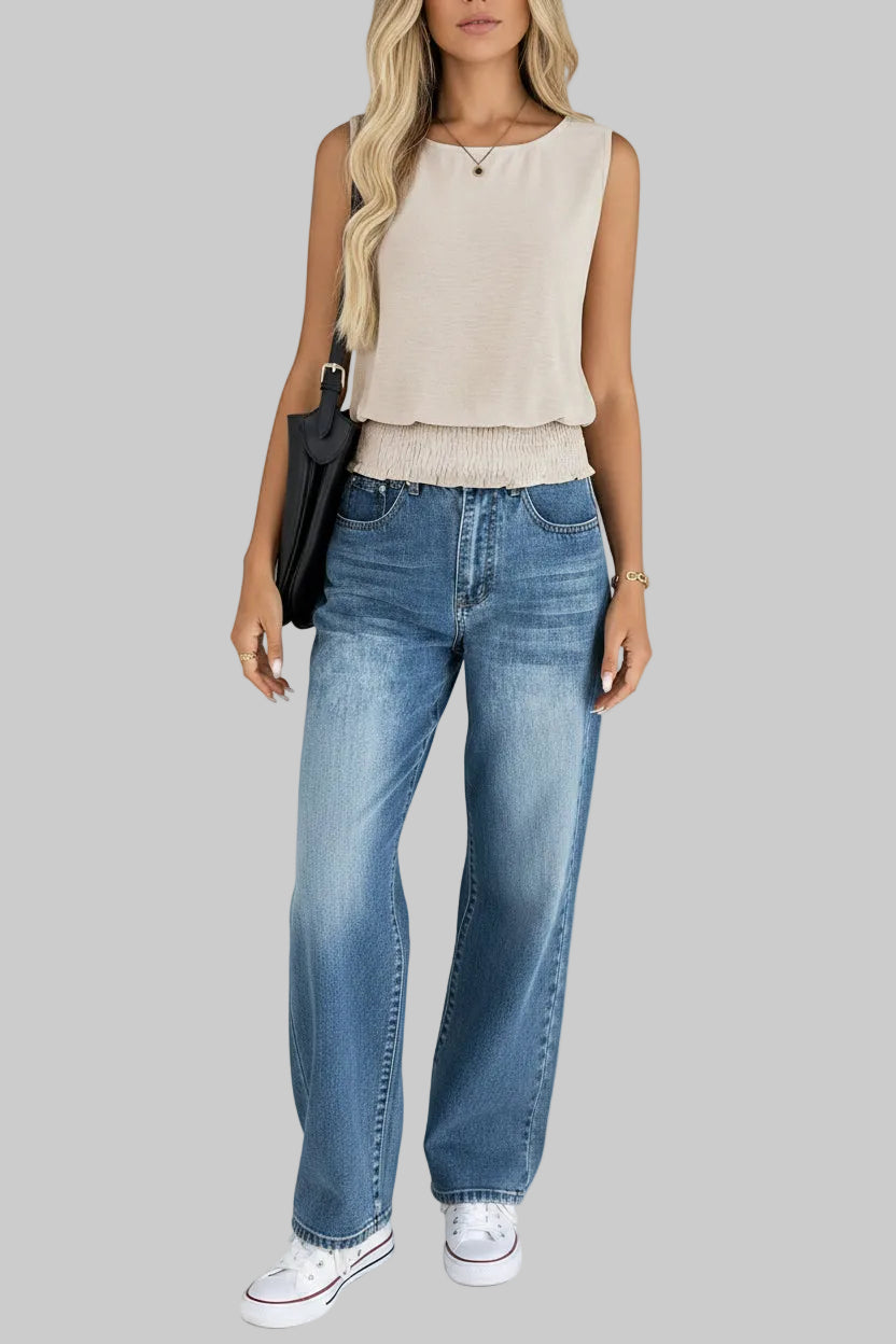 Graceflow Gathered Waist Top