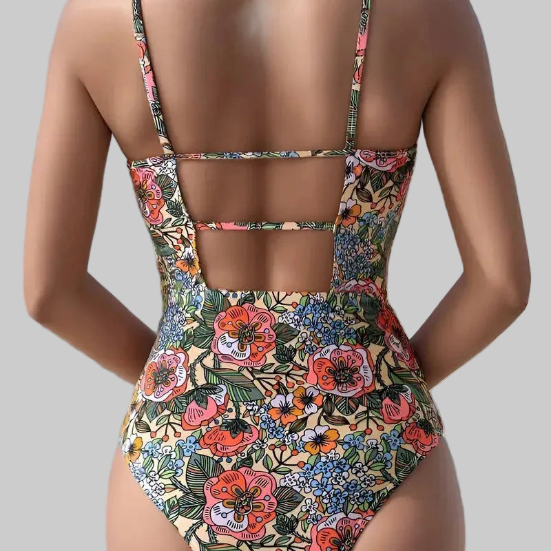 Sunset Garden One‑Piece Swimsuit