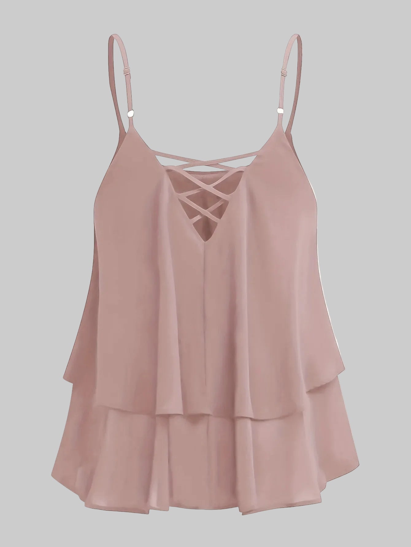 BlushCharm Layered Cami Top
