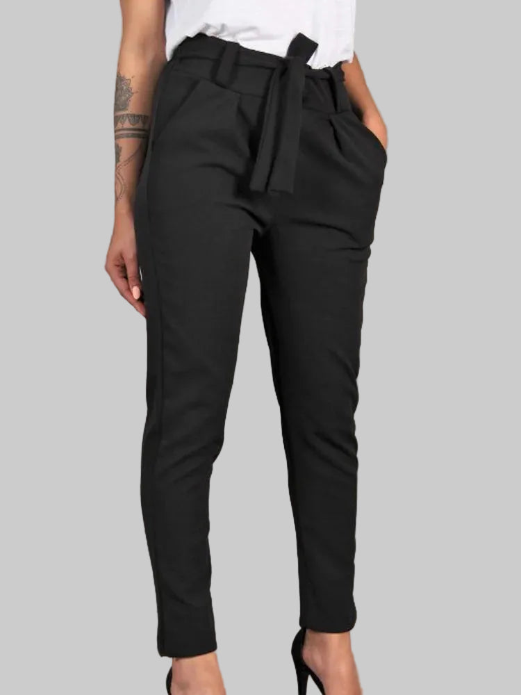 EmpowerFit High-Waist Belted Pants