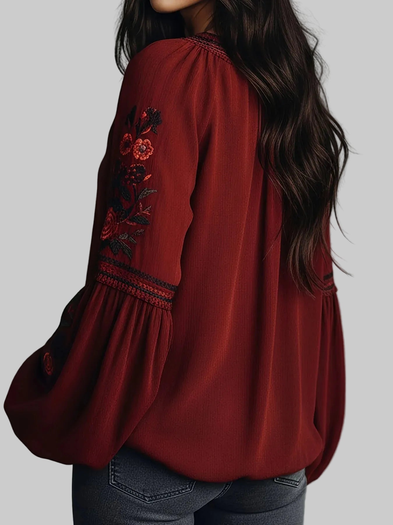 Fearless Bloom Embroidered Blouse