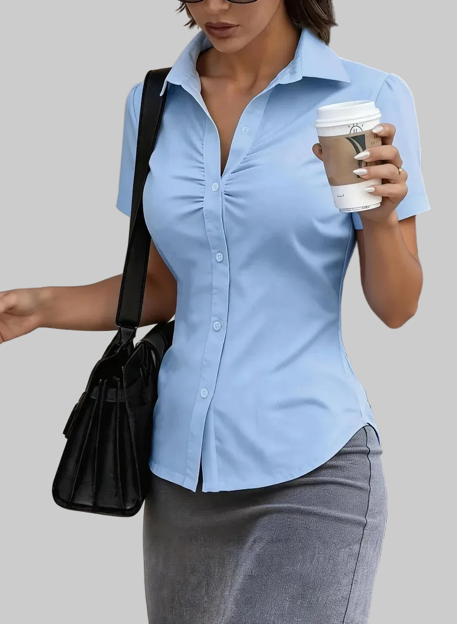 Command Collar Tailored Button‑Up