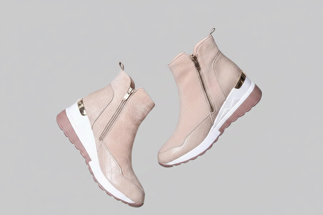 Luxe Wedge Ankle Boots