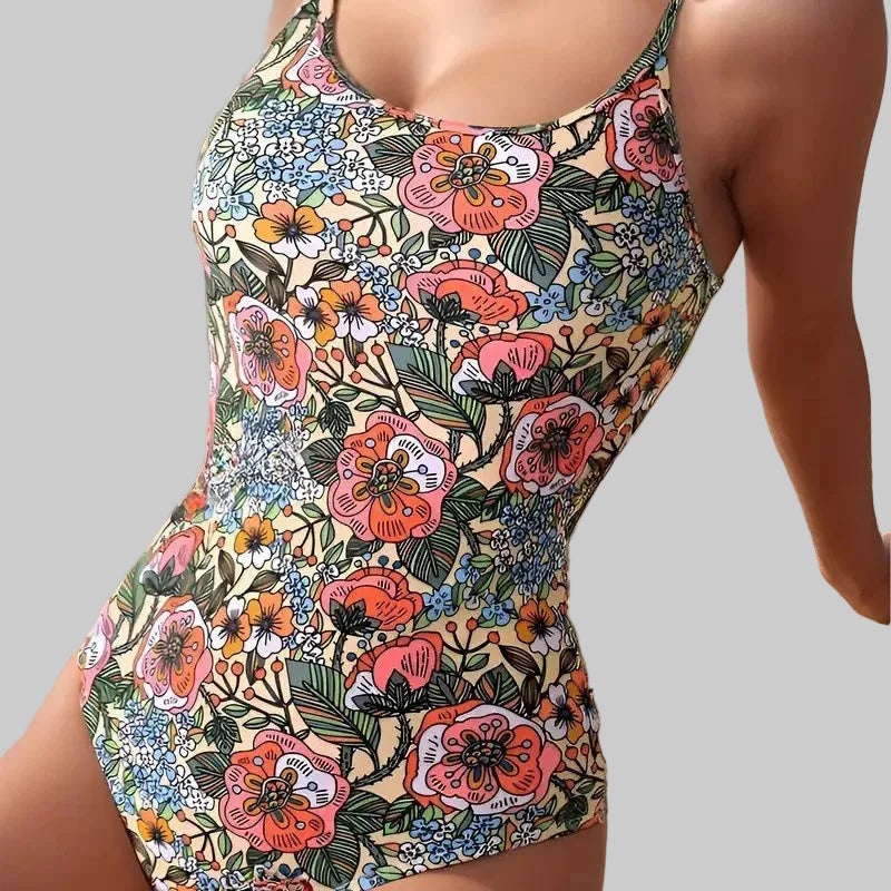 Sunset Garden One‑Piece Swimsuit