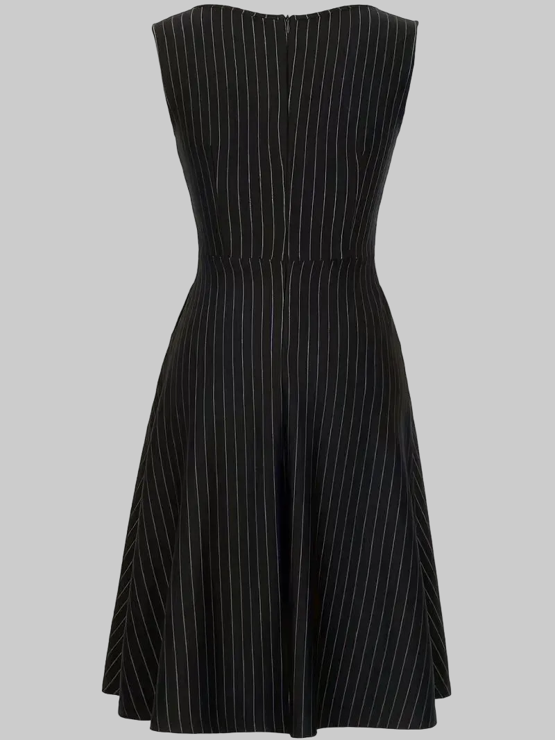Seaside Confidence Striped Midi Dress