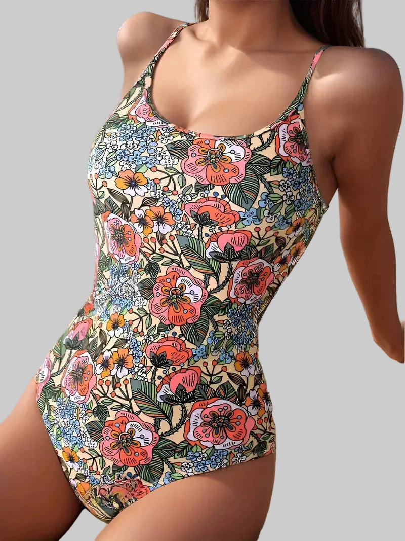 Sunset Garden One‑Piece Swimsuit